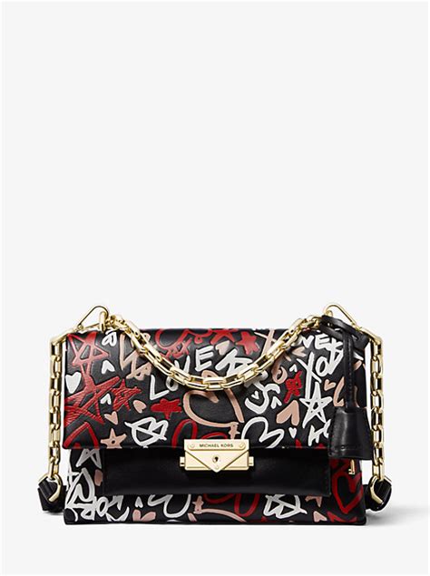 graffiti michael kors|Cece Medium Qixi Graffiti Shoulder Bag .